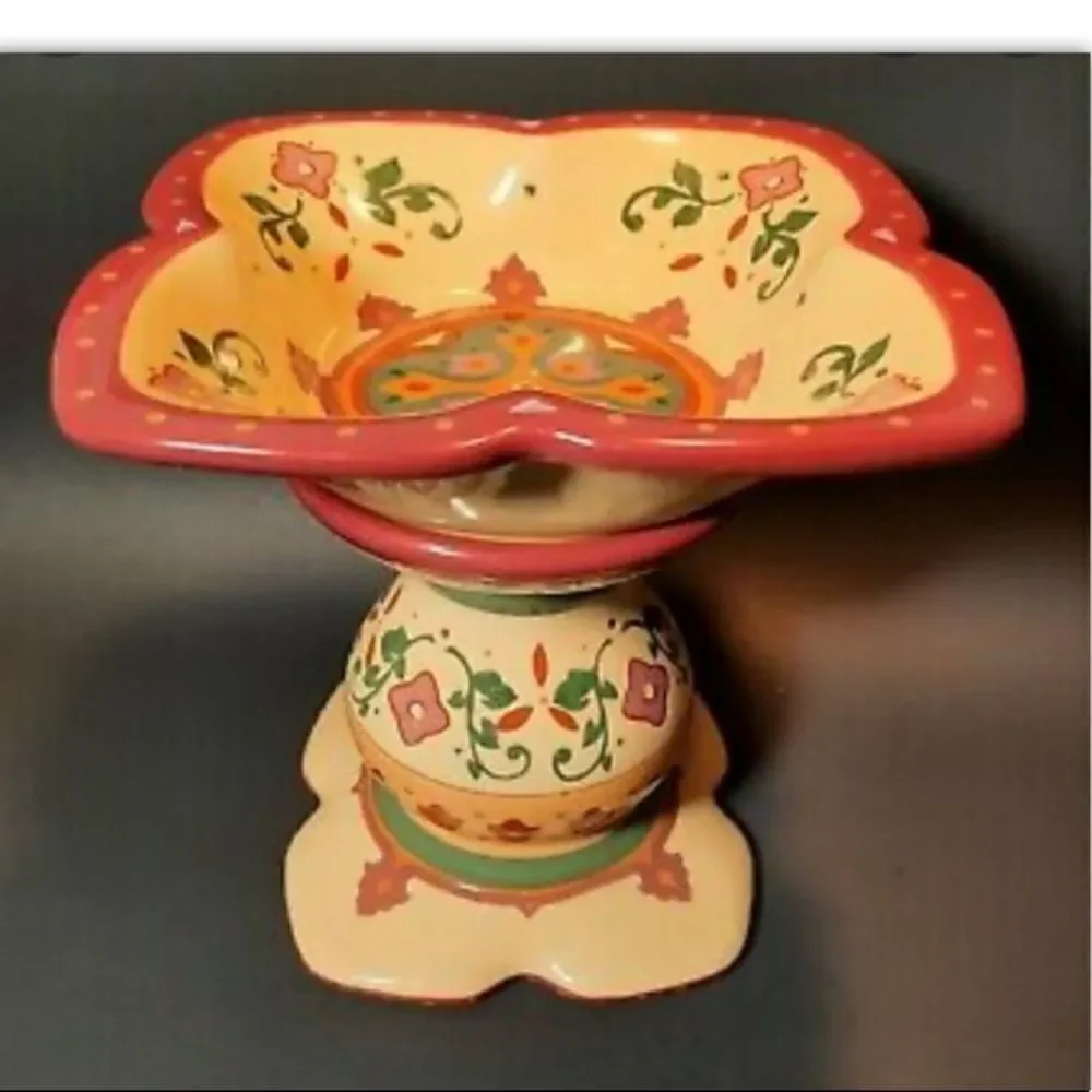 NIB Partylite Bohemian Spice Pilar/taper holder - Picture 3 of 9
